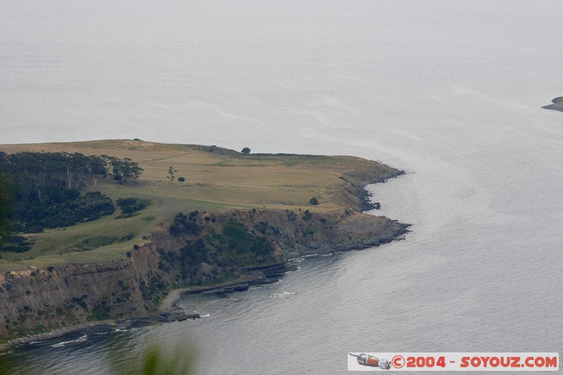 Maria Island - Bishop and Clerk - Vue sur Fossil Cliffs
