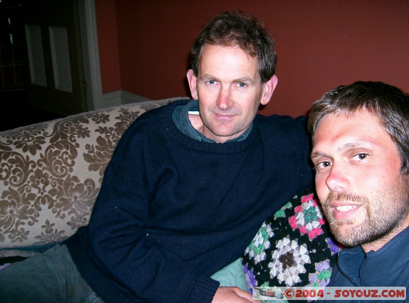 Tasman Peninsula - Le frere de Louise (Peter) et moi
