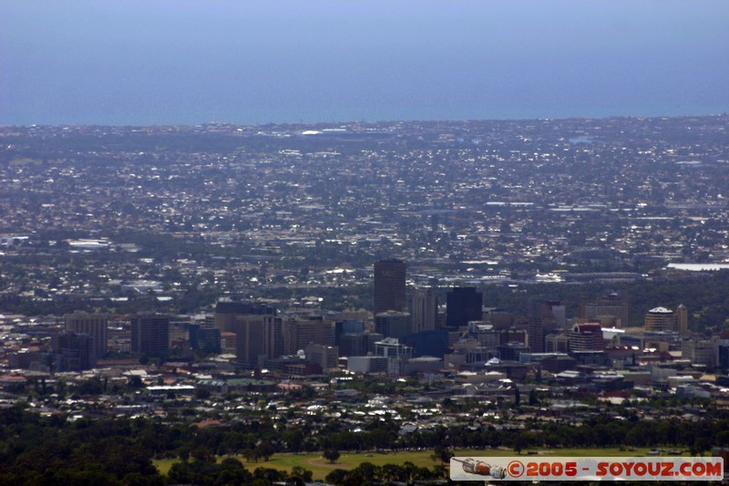 View on Adelaide from the hills
