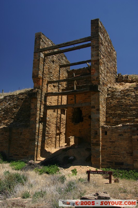 Burra Copper Mine - Ore dressing tower
