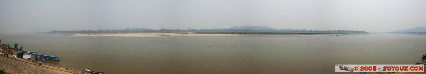 Golden Triangle - Chiang Saen - Mekong River - panorama
Mots-clés: thailand Riviere panorama