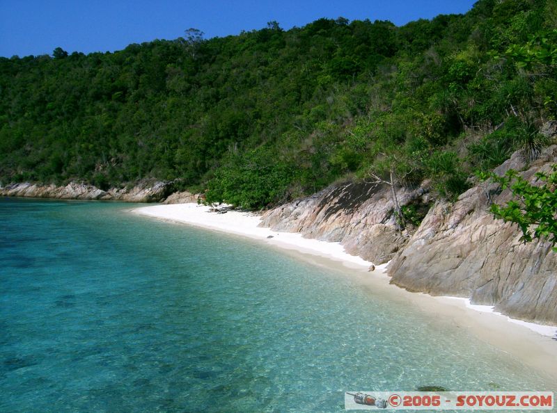 Sable blanc, eau turquoise, personne...
Paulau Perhentian Kecil
Mots-clés: Kecil Malaysia Perhentian Islands beach diving paradis paradise plongés scuba
