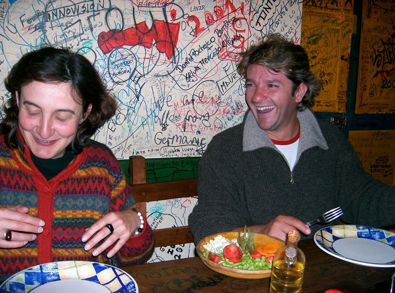 Virginie et Patrick
Rencontrés en visitant une mine à Potosi.
Suisses - Potosi (Bolivie) - Aout 2004
