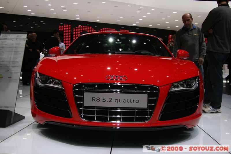 Salon Auto de Geneve 2009 - Audi R8 5.2 quattro
Mots-clés: voiture Audi vehicule