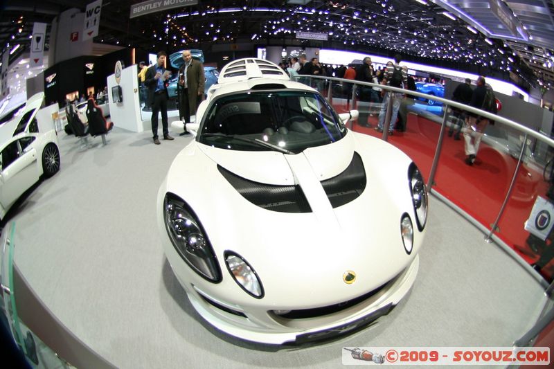 Salon Auto de Geneve 2009 - Lotus Exige S
Mots-clés: voiture Fish eye Lotus vehicule