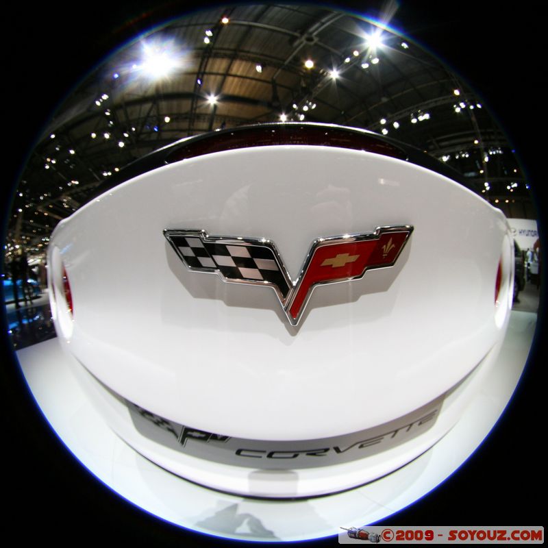Salon Auto de Geneve 2009 - Corvette C6 Convertible
Mots-clés: voiture Fish eye Corvette vehicule