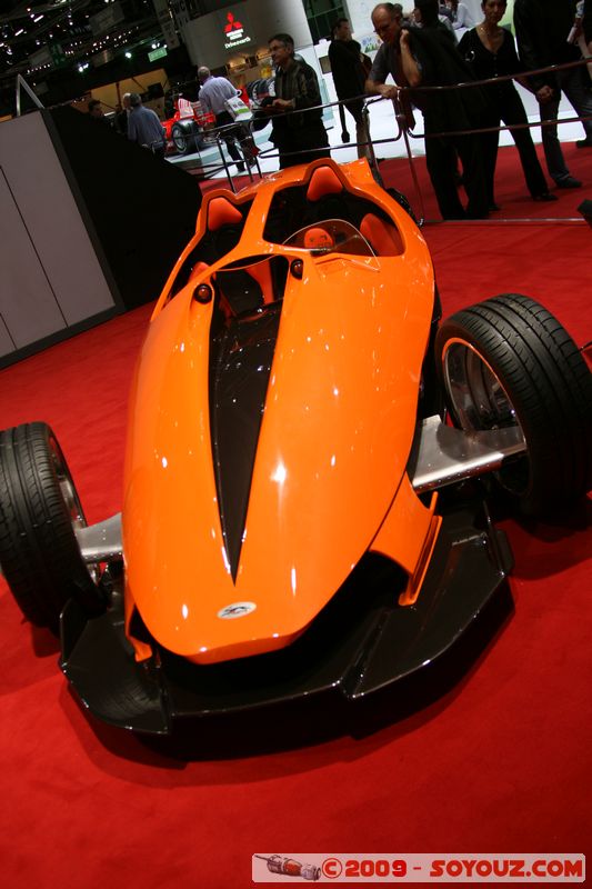Salon Auto de Geneve 2009 - Sbarro Orbital Hybride
Mots-clés: voiture Sbarro vehicule