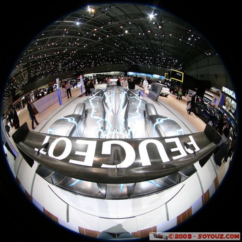 Salon Auto de Geneve 2009 - Peugeot 908 HY
Mots-clés: voiture Fish eye peugeot vehicule