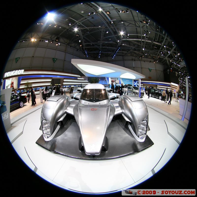 Salon Auto de Geneve 2009 - Peugeot 908 HY
Mots-clés: voiture Fish eye peugeot vehicule