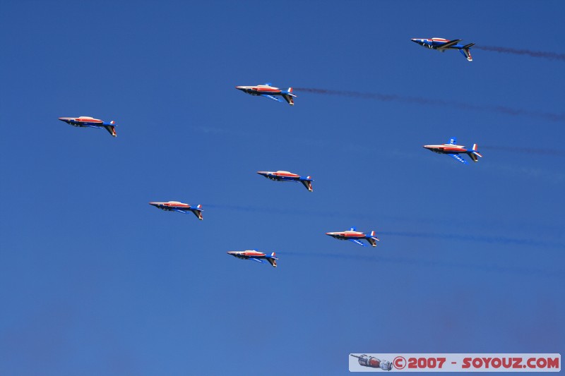 Patrouille de France
Mots-clés: meeting aÃ©rien avion voltige aÃ©rienne patrouille