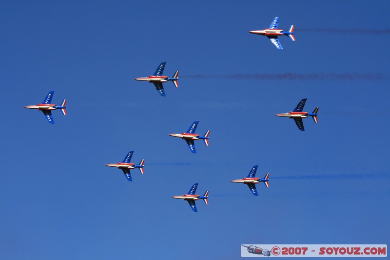Patrouille de France
Mots-clés: meeting aÃ©rien avion voltige aÃ©rienne patrouille