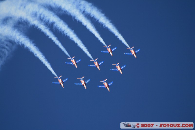 Patrouille de France
Mots-clés: meeting aÃ©rien avion voltige aÃ©rienne patrouille