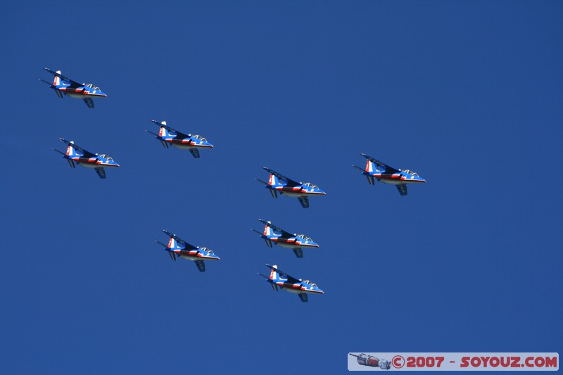 Patrouille de France
Mots-clés: meeting aÃ©rien avion voltige aÃ©rienne patrouille