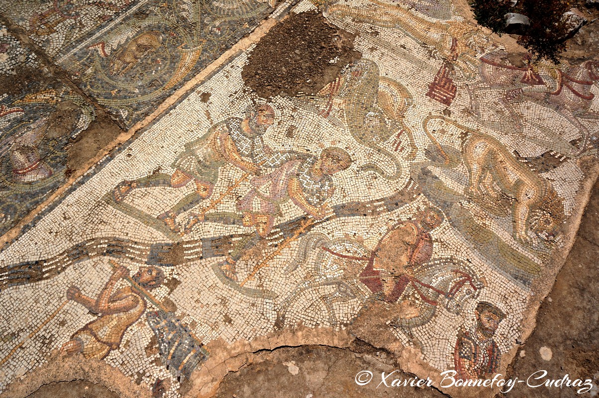 Bulla Regia - Maison de la chasse
Mots-clés: El Hammam geo:lat=36.56043970 geo:lon=8.75296617 geotagged Jundūbah TUN Tunisie Bulla Regia Ruines romaines Ruines Romain Mosaique Jendouba Maison dite d'Amphitrite Maison de la chasse