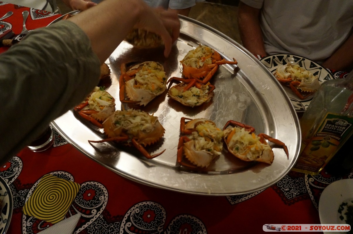 Watamu - Nyumba Sara - Crabs
Mots-clés: geo:lat=-3.35101411 geo:lon=40.02371624 geotagged KEN Kenya Kilifi Watamu Nyumba Sara Nourriture crabe