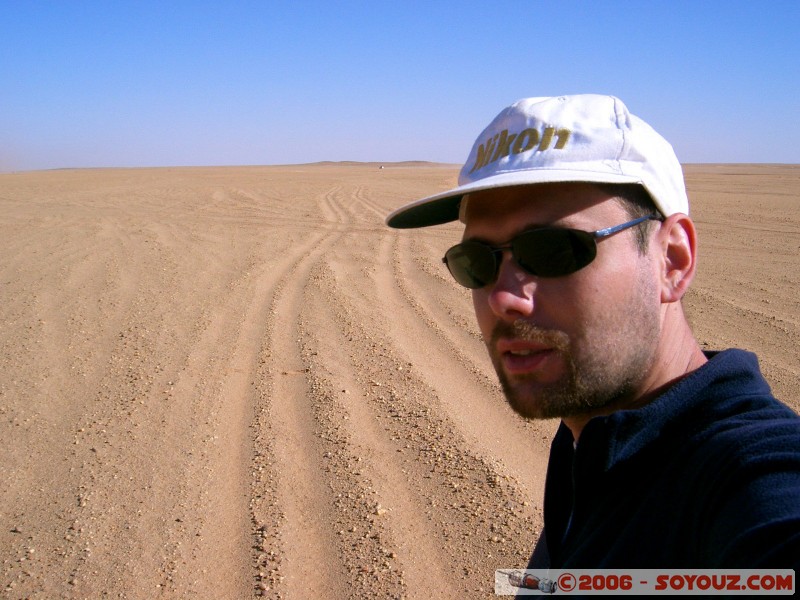 Moi devant l'immensité du vide.
