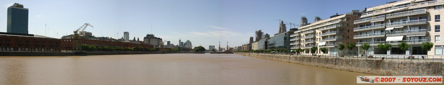 Buenos Aires - Puerto Madero - Dique 1 - panoramique

