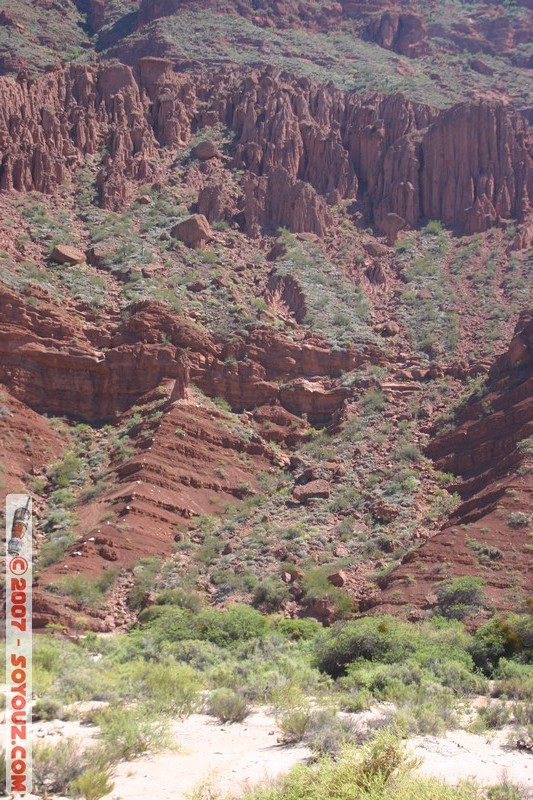 Quebrada de las Conchas - El Fraile
