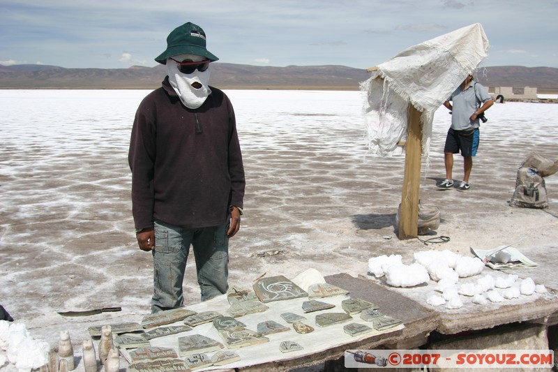 Salinas Grande - vendeur de souvenirs
