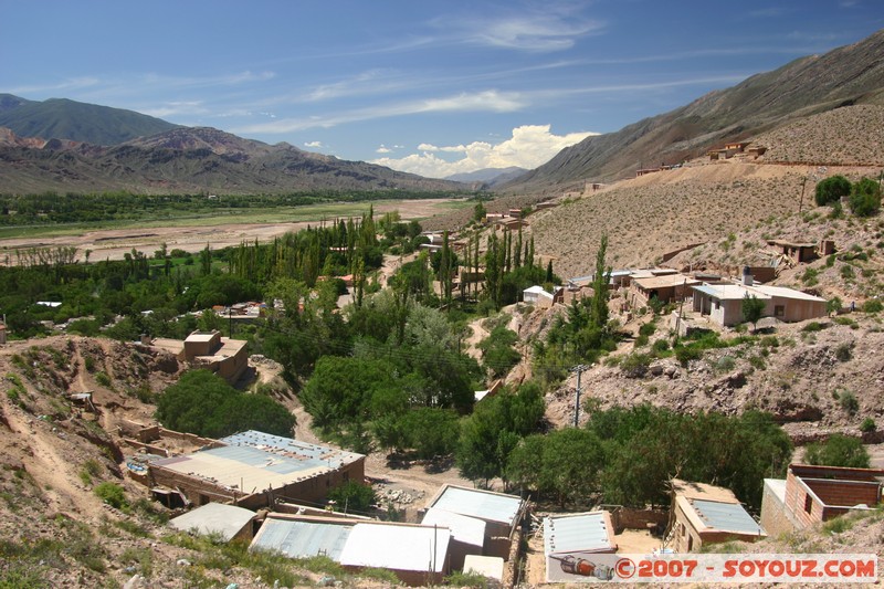 Tilcara - vue sur le village
