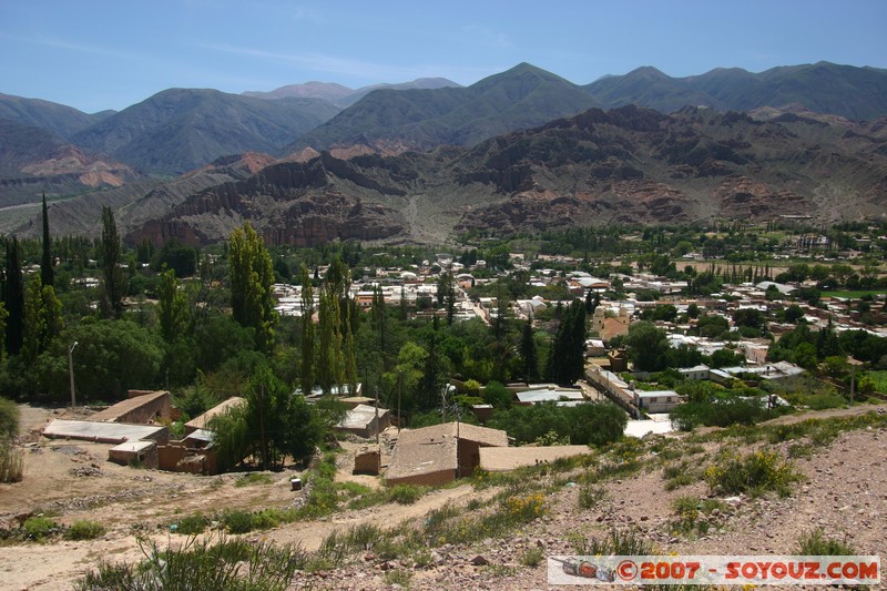 Tilcara - vue sur le village
