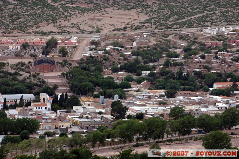 Quebrada de Humahuaca - vue sur le village
