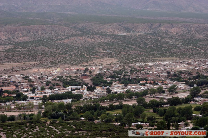Quebrada de Humahuaca - vue sur le village
