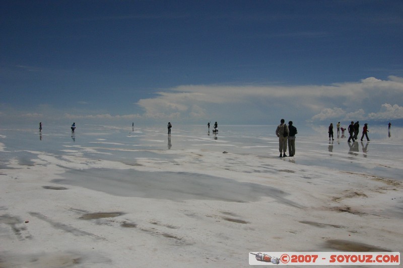 Salar de Uyuni - perdus sur le salar
