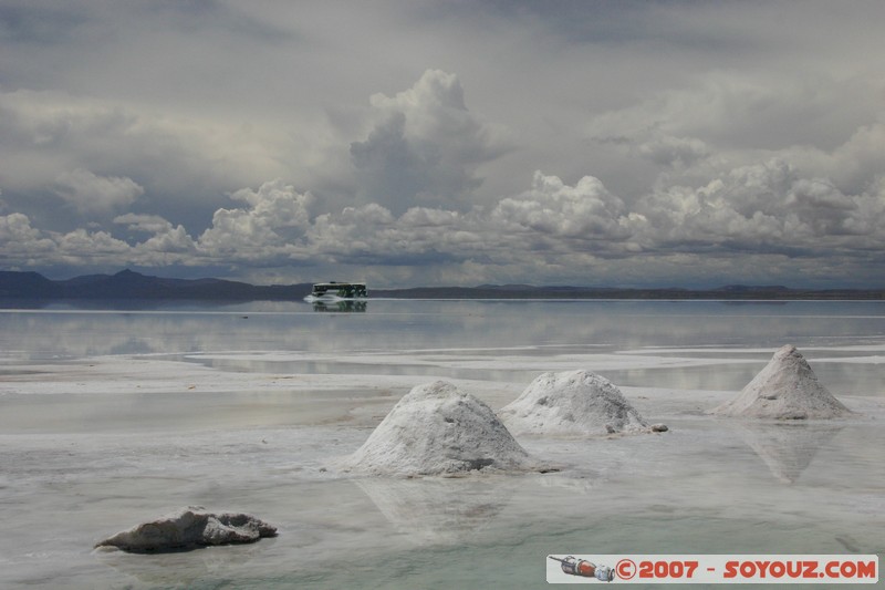 Salar de Uyuni - extraction de sel
