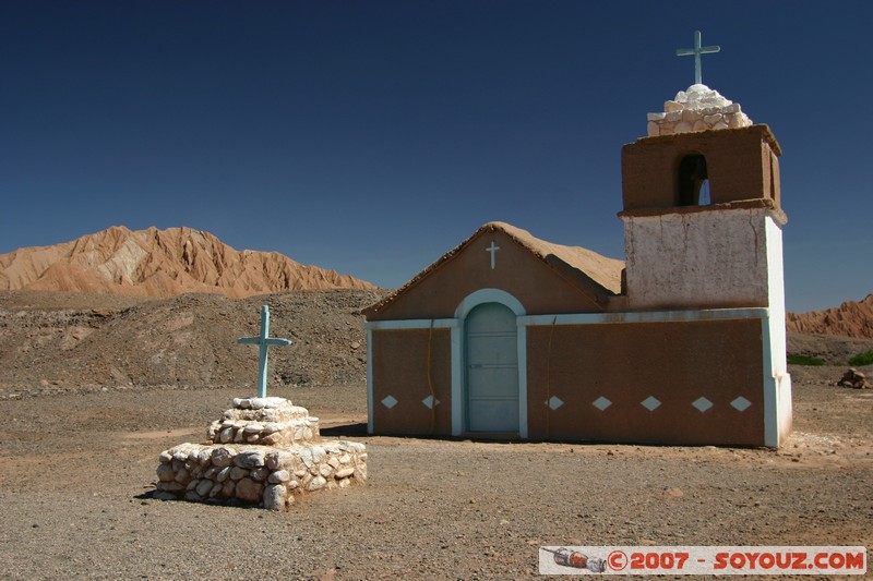 Eglise, plaine du Rio Puritama
