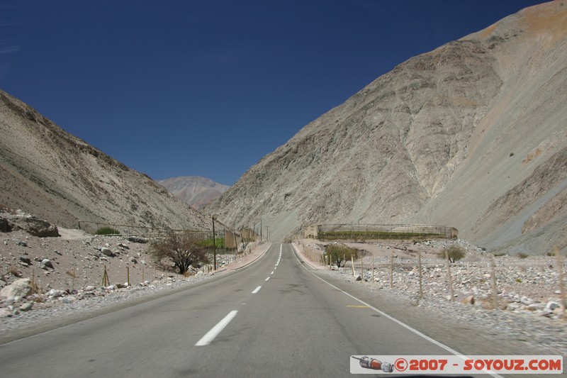 Ruta CH-41 - direction d'Agua Negra (frontière avec l'Argentine)
