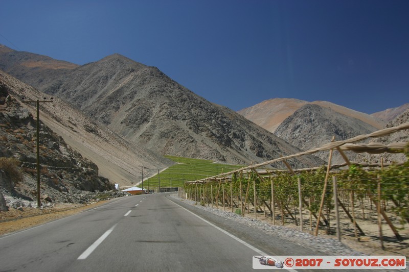 Ruta CH-41 - direction d'Agua Negra (frontière avec l'Argentine)
