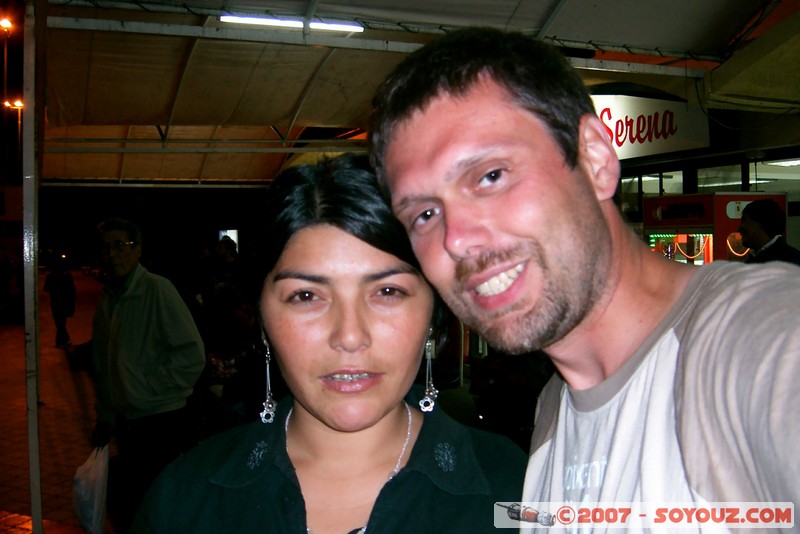 Carmen et moi
Carmen est une amie Chilienne que j'ai connu lors de mon premier voyage au Chili.
