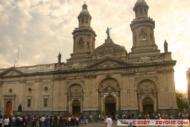 Plaza de Armas - The Cathedral of Santiago 
