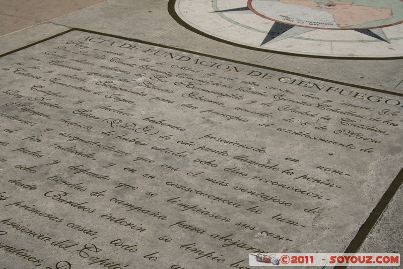 Cienfuegos - Parque Jose Marti - Acta de Fundacion
Mots-clés: Cienfuegos CUB Cuba geo:lat=22.14600366 geo:lon=-80.45261617 geotagged patrimoine unesco