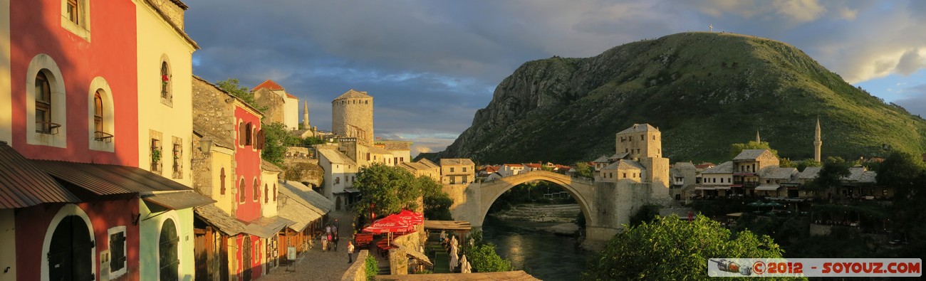 Mostar - Stari Most at sunset - panorama
Mots-clés: BIH BjeluÅ¡ine Bosnie HerzÃ©govine Federation of Bosnia and Herzegovina geo:lat=43.33828043 geo:lon=17.81550948 geotagged sunset patrimoine unesco Pont Stari most panorama
