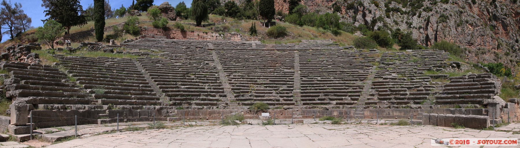 Archaeological site of Delphi - Ancient theatre - panorama
Stitched Panorama
Mots-clés: Delfi Delphi GRC Gr&egrave;ce Delphes Ruines grec patrimoine unesco Phocis Ancient theatre panorama