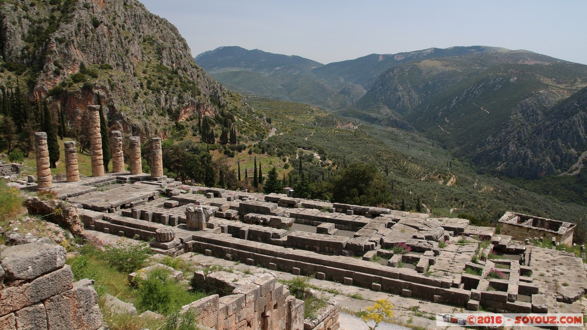 Archaeological site of Delphi - Temple of Apollo
Mots-clés: Delfi Delphi GRC Gr&egrave;ce Delphes Ruines grec patrimoine unesco Phocis Montagne Temple of Apollo