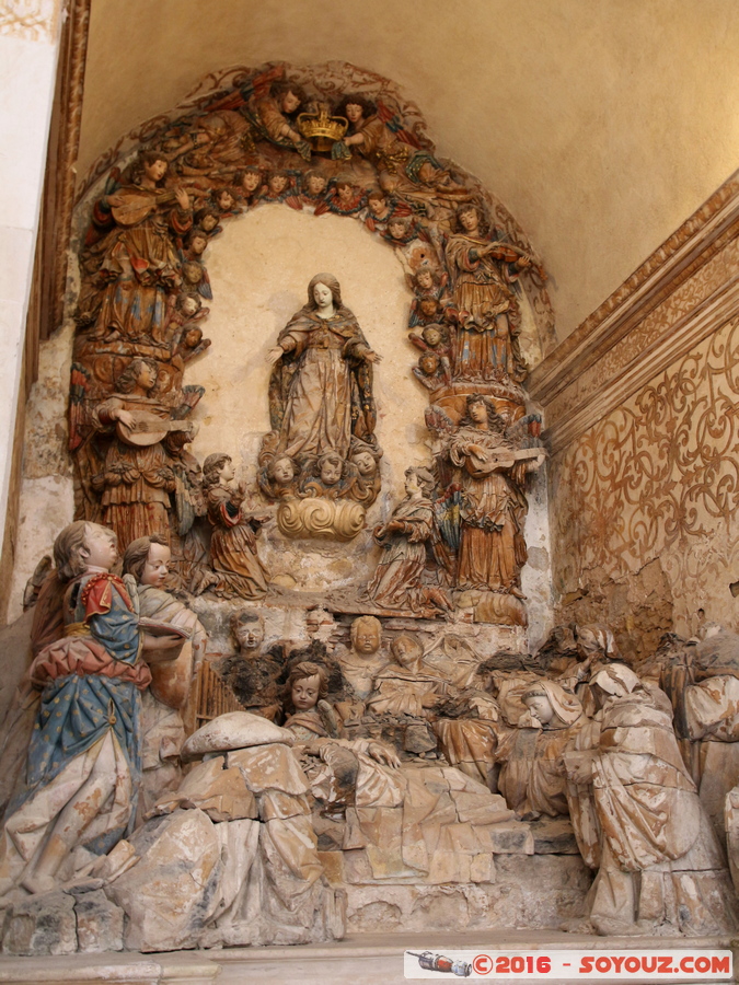 Mosteiro de Alcoba&ccedil;a - Igreja de Santa Maria - Altar representando o morte de S.Bernardo
Mots-clés: Alcoba&ccedil;a Fonte Santa geo:lat=39.54808029 geo:lon=-8.97951886 geotagged Leiria Portugal PRT Mosteiro de Alcoba&ccedil;a patrimoine unesco Monastere Eglise Igreja de Santa Maria sculpture