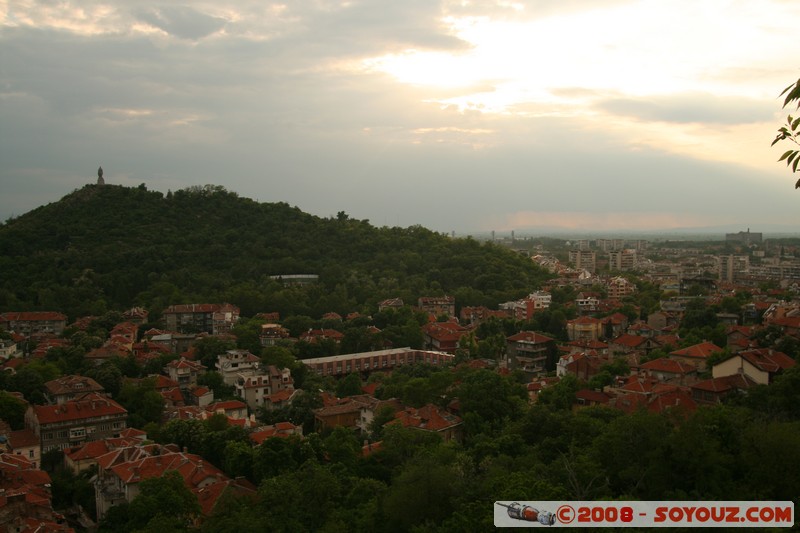 Vue sur Plovdiv depuis Sahat tepe
