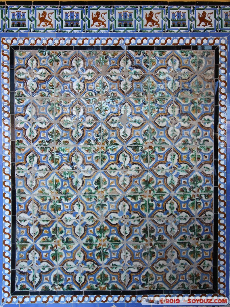 Sevilla - Real Alcazar - Cuarto del Almirante
Mots-clés: Andalucia ESP Espagne Sevilla Triana Real Alcazar chateau patrimoine unesco Cuarto del Almirante Azulejos