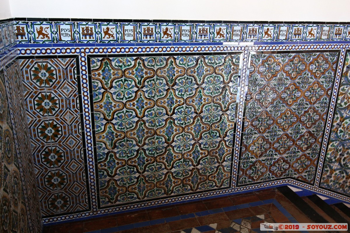 Sevilla - Real Alcazar - Cuarto del Almirante
Mots-clés: Andalucia ESP Espagne Sevilla Triana Real Alcazar chateau patrimoine unesco Cuarto del Almirante Azulejos
