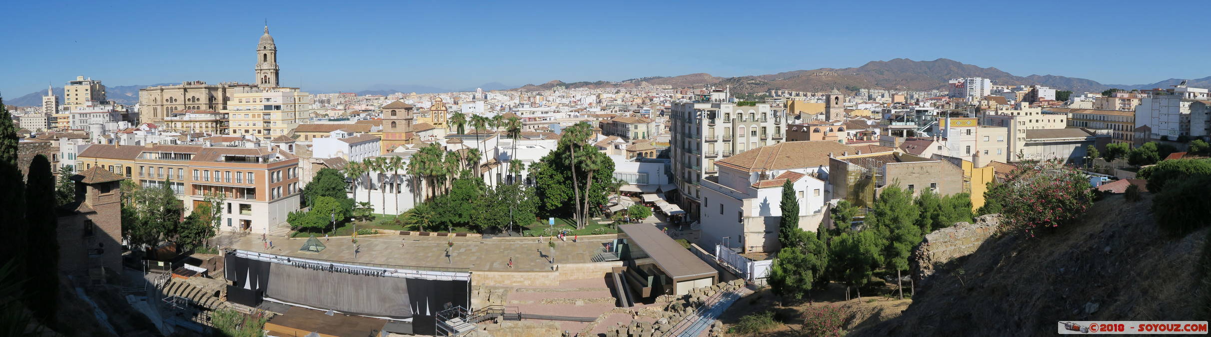 Malaga - mirador de la Alcazaba - panorama
Mots-clés: Andalucia Caracuel ESP Espagne M&aacute;laga Malaga La Alcazaba chateau Catedral de la Encarnacion panorama