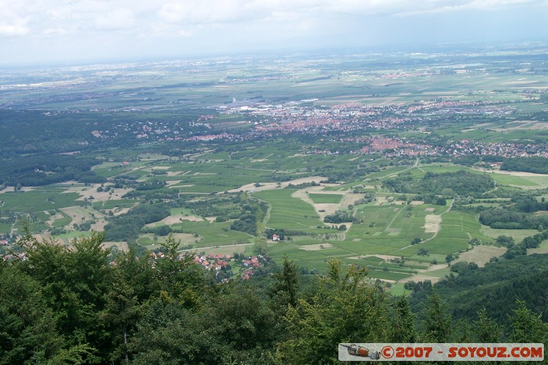 Mont Sainte Odile
Vue sur la plaine d'Alsace
