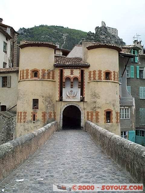 Entrevaux, pont-levis

