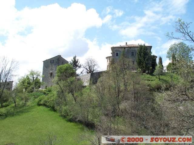 Au dessus d'Entrevaux
