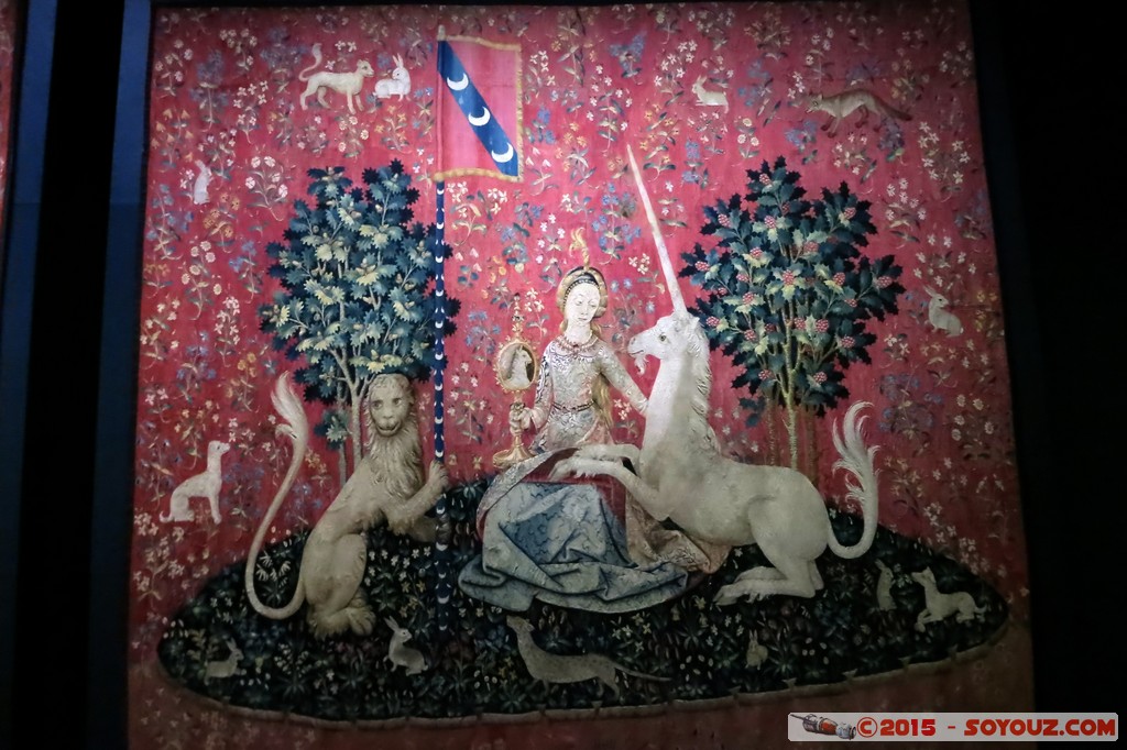 Paris - Musee de Cluny - Tapisserie  La Dame a la licorne
Mots-clés: FRA France geo:lat=48.85055648 geo:lon=2.34385908 geotagged le-de-France Paris 05 Paris 11 Ancien - Quartier Sorbonne Musee de Cluny La Dame a la licorne tapisserie