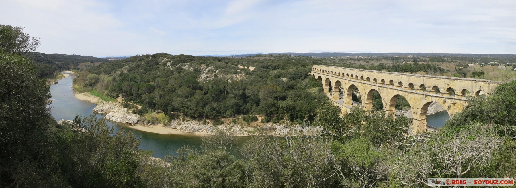 Pont du Gard - Panorama
Stitched Panorama
Mots-clés: FRA France geo:lat=43.94611010 geo:lon=4.53564763 geotagged Languedoc-Roussillon Vers-Pont-du-Gard Pont Pont du Gard Ruines Romain patrimoine unesco Riviere panorama