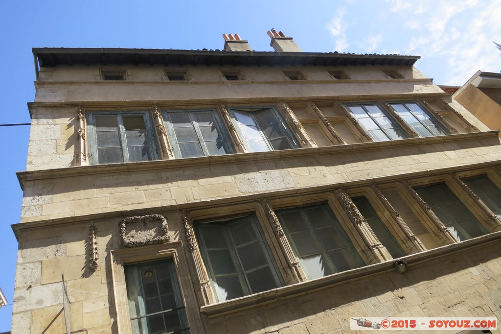 Vieux Lyon - Maison du Chamarier
Mots-clés: Arrondissement de Lyon FRA France geo:lat=45.76126214 geo:lon=4.82709110 geotagged Rh&ocirc;ne-Alpes patrimoine unesco medieval