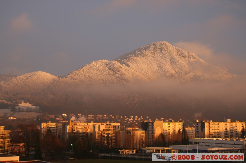 Monts Rampignon, Rampon et Veyrier sous la neige
Mots-clés: Neige sunset